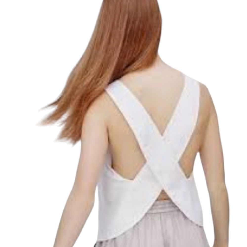 Wilfred Cross Back Crop Top